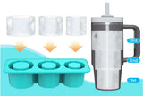 Ice Cube Tray for Stanley 30-40 Oz Tumbler Cup Silicone Ice Mold Maker