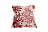 45x45cm Palm Leaf Floral Print Single-Sided Pillow Cover for Sofa Pillow