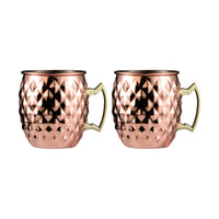 2Pcs 18oz Stainless Steel Moscow Mule Mugs