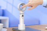 Bladeless Fan Digital Display 5 Speeds Desk Fan