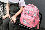 Cartoon Unicorn Travel Backpack For Girls Boys School Bag