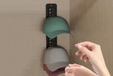 2 Pack Wall Mounted Baseball Cap Hat Rack Organizer
