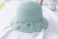 Summer Straw Hat & Bag Set for Girls