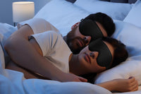 3D Contoured Blackout Adjustable Sleep Eye Mask