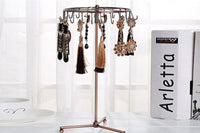 Jewelry Rotating Ring Display Holder Organizer Necklace Stand Rack 23 Hooks