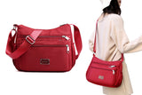Women Shoulder Handbag Roomy Multiple Pockets Bag