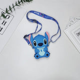 Stitch Inspired Crossbody Shoulder Bag Wallet Purse with Adjustable Shoulder Strap