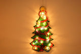 Christmas Decor LED Curtain Light Xmas Window Silhouette Light Decoration