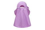 Women's Sun Hat – Detachable Face Mask & Neck Flap Visor!