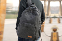 Large Capacity Canvas Backpack Laptop Notebook School Travel Backpack