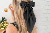 3 Piece Large Bow Ribbon Hair Clip Set for Women Girls