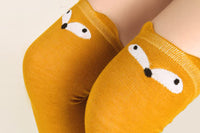 Lady Thigh High Stockings Cat Design Long Socks