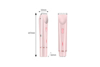 Dual Head Body Shaver Bikini Trimmer USB Rechargeable Hair Razor