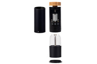 2Pcs Electric Pepper Grinders LED Light Adjustable Coarseness