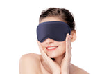 USB Heated Eye Mask with 3-Temp Settings & 6 Massage Modes Relief