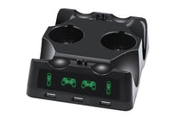4-in-1 Fast Charging Desk  Dock Fit for PS4 & PS Move Controller