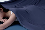 Reversible Summer Cooling Blanket with Qmax 0.4 Nylon Spandex Breathable Cooling Bed Quilt Cooling Comforter