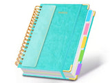 A5 Notebook 300 Pages PU Leather Cover Journal with Ruler Bookmark