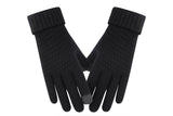 2 Pair Winter Thermal Warm Gloves for Men Women Touchscreen Knitted fleece gloves