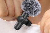 2-in-1 Wireless Plug-Play Lavalier Microphone for iPhone iPad