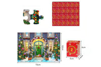 1008Pcs Advent 24 Days Countdown Calendar Jigsaw Puzzles