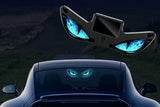 Solar Powered Devil Eyes Car Dynamic Light Car Decal Car Window Interior Decoration