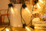 5m 20LEDs Solar String Light Outdoor Dimmable Xmas Wedding Party Patio Lamp