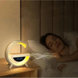 3 in 1 Night Light Bluetooth Speaker with Wireless Charger