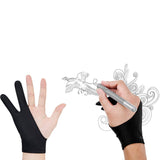 2/4Pcs Sketch Drawing Two Finger Glove