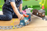 Electric Train Set Magnetic Train Toy with Music Lights