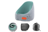Memory Foam Travel Neck Pillow with Eye Mask Earplugs Storage Bag