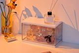 Transparent Storage Box Perfume Display Stand Dust Proof Cosmetics Display Case