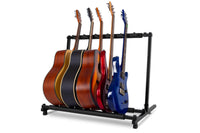 5 Instrument Guitar Stand Display Holder Rack for Guitars Basses