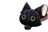 3-in-1 Pillow Blanket Hand Warmer Cat Head Shaped Cushion