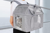 Breathable Pet Carrier Shoulder Bag Foldable Pet Travel Bag for Cats