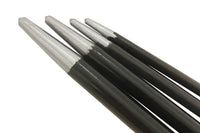 4Pcs Solid Steel Pry Bar Set with Rolled Heel