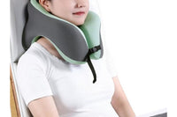 Travel Memory Foam Rebound Pillow U-Shaped Sleeping Pad Neck Support Headrest