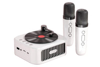 Portable Wireless Speaker with Two Microphones Stereo Scene
