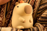 Capybara Night Light USB Rechargeable Touch Control Silicone Lamp