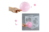 11 Holes Collapsible Plastic Balloon Sizer Box Cube Balloon Size Measurement Tool