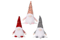 Christmas Gnome Xmas Decor with LED Light and Bling Hat