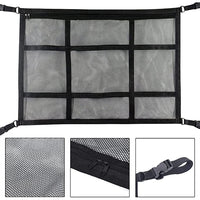 Car Roof Ceiling Cargo Net Pouch Universal Mesh Storage Bag