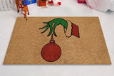 40x60cm Christmas Grinch Hand Welcome Doormat Floor Mat Style 1