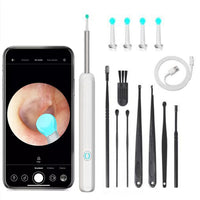 Ear Cleaner Ear Wax Removal Otoscope with Camera with 8Pcs Ear Pick Kit