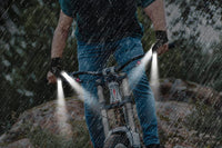 Pair of Outdoor Night Light Waterproof Fishing Gloves
