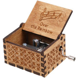 Wooden Hand Crank Music Box