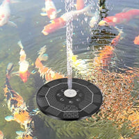 Solar Fountain Pump Solar Powered Water Floating Fountain with 7Pcs Nozzles