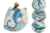 150CM Microfiber Round Beach Towel with Tassels