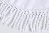 150CM Microfiber Round Beach Towel with Tassels