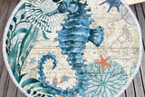 150CM Microfiber Round Beach Towel with Tassels